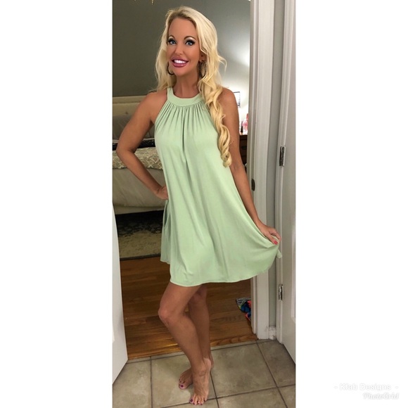 🛍LAST 1! Keyhole Pocket Swing Dress! - Picture 3 of 4